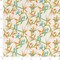 Tropical - Aqua & Teal,Green,Orange & Rust Leaves,Novelty,Tropical & Botanical Upholstery Fabric 54 Inches"